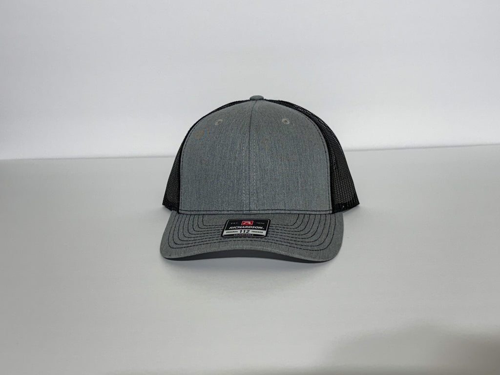 Richardson 112 Snapback Trucker Hat w/ Custom Leather Patch