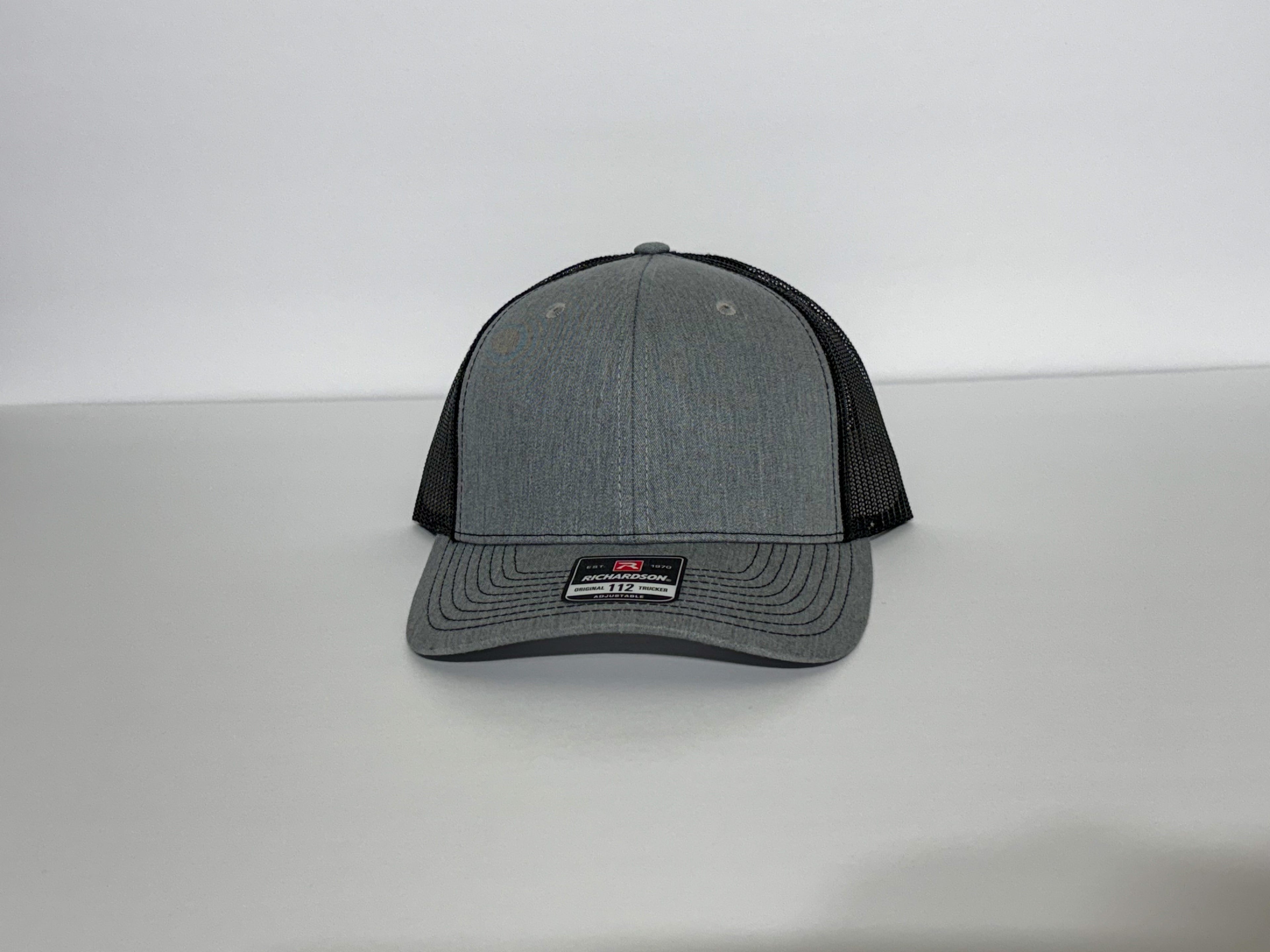 Richardson 112 Snapback Trucker Hat w/ Custom Leather Patch