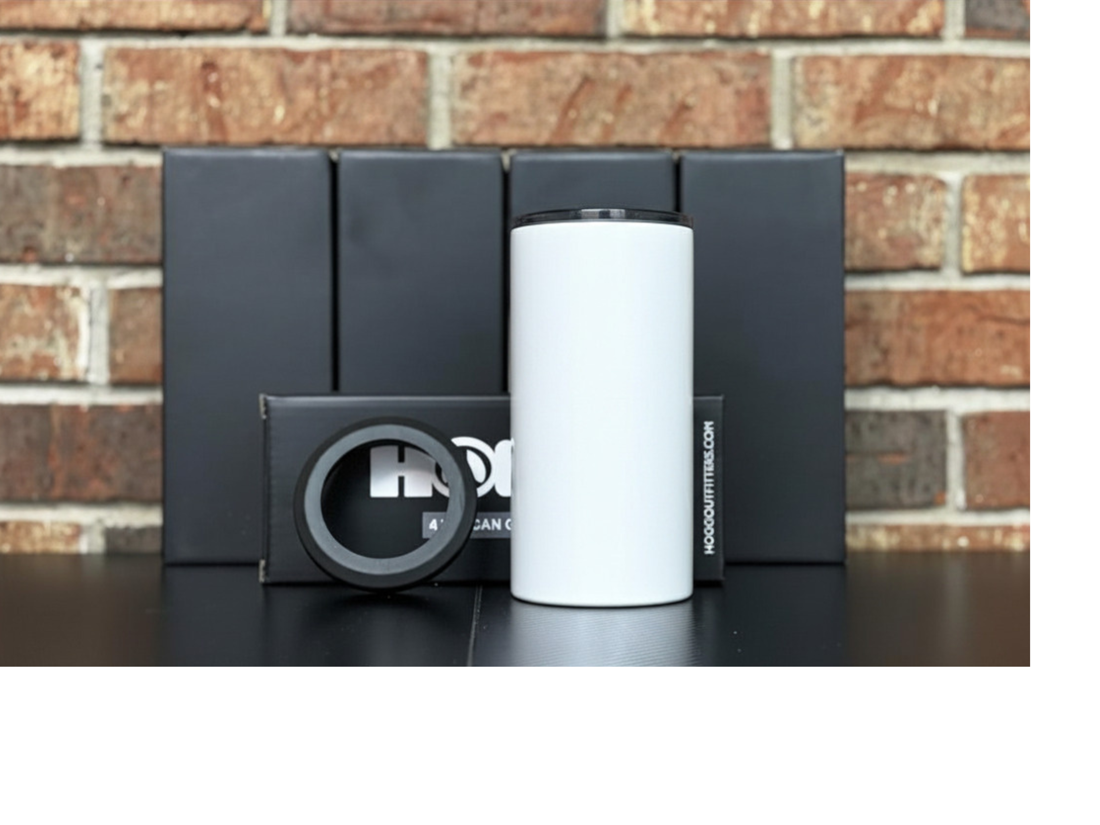 4 in 1 Hogg Can Cooler White