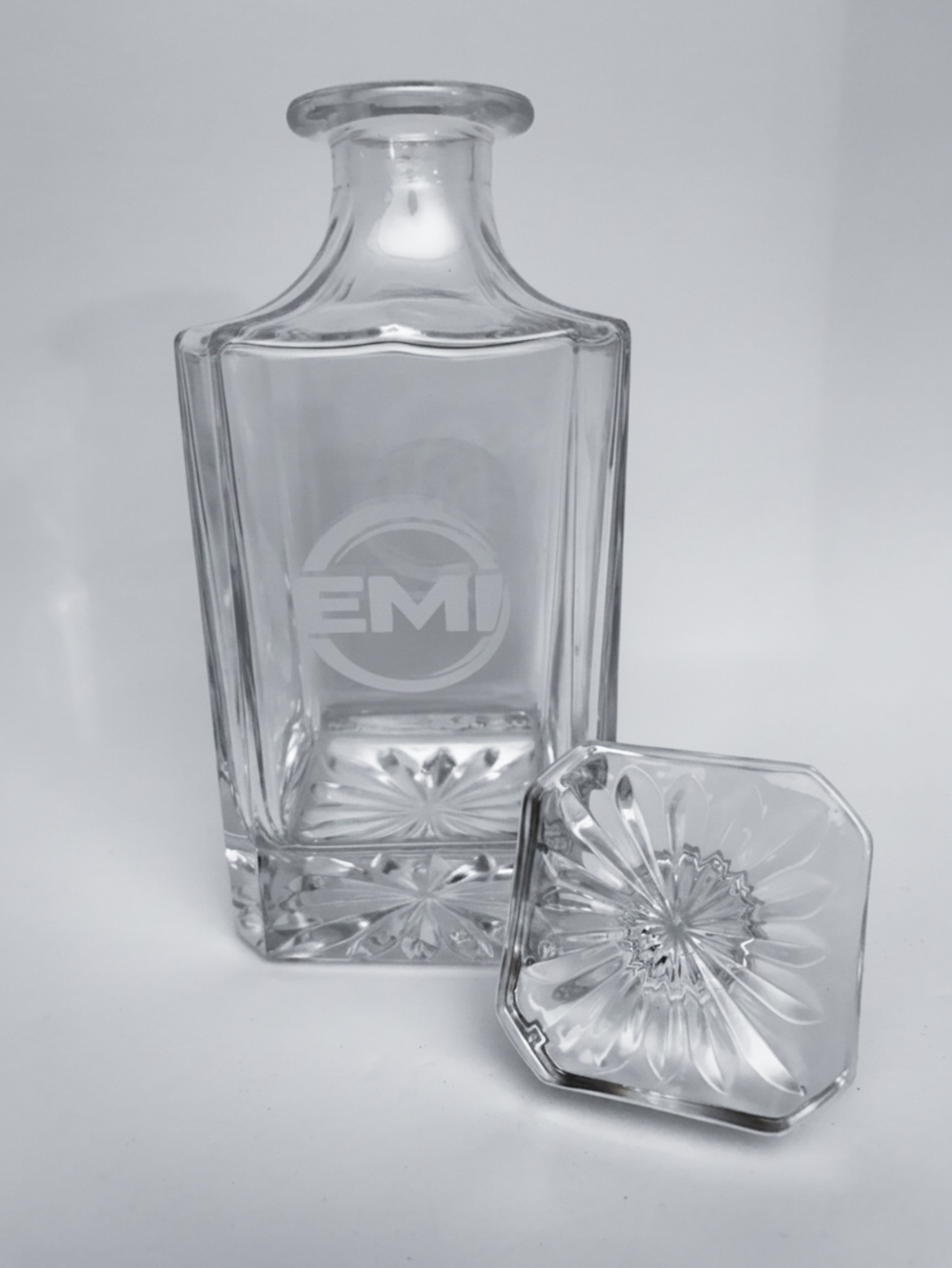 Custom Laser- Engraved 25oz Whiskey Decanter