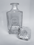 Custom Laser- Engraved 25oz Whiskey Decanter