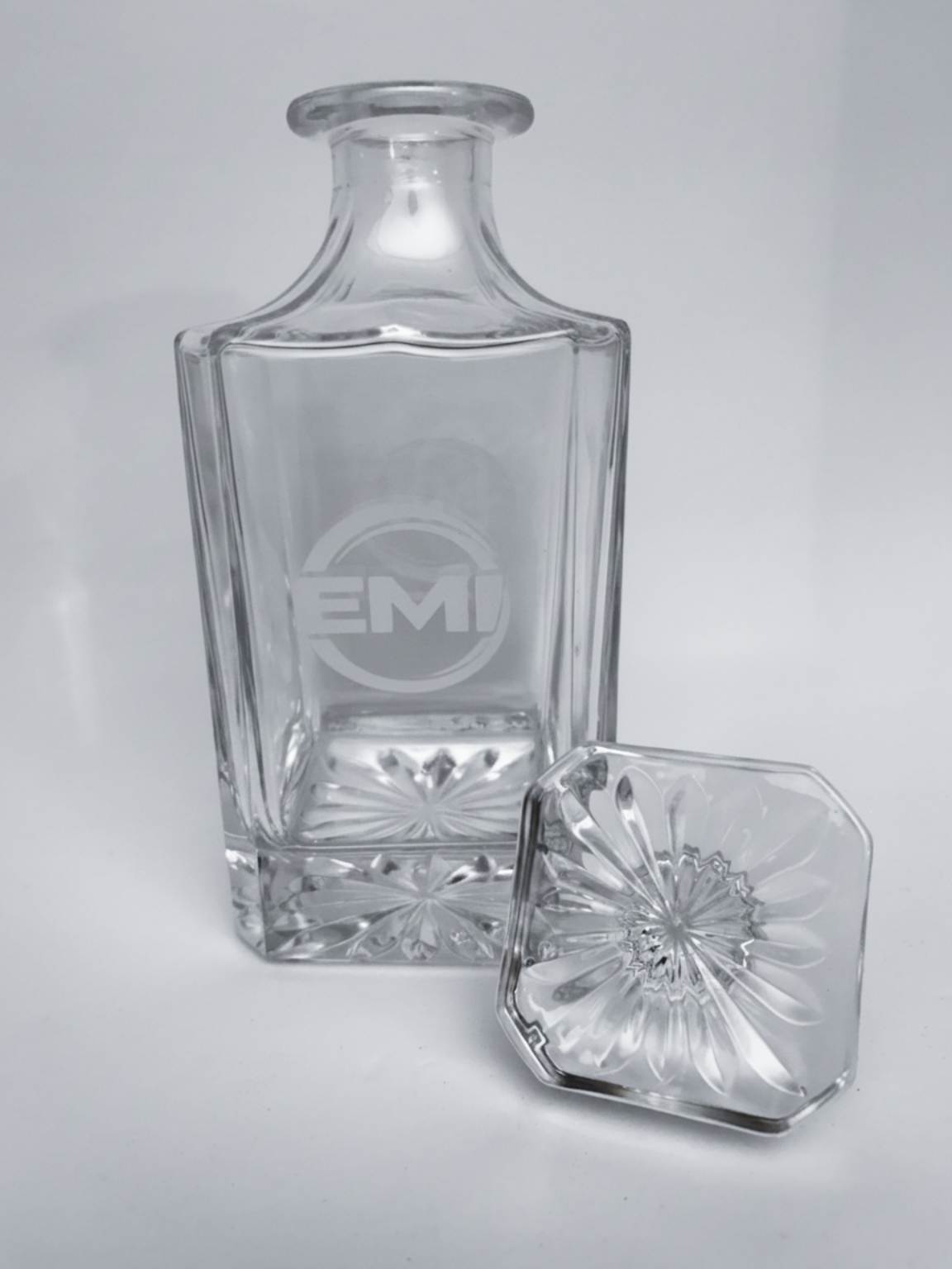Custom Laser- Engraved 25oz Whiskey Decanter