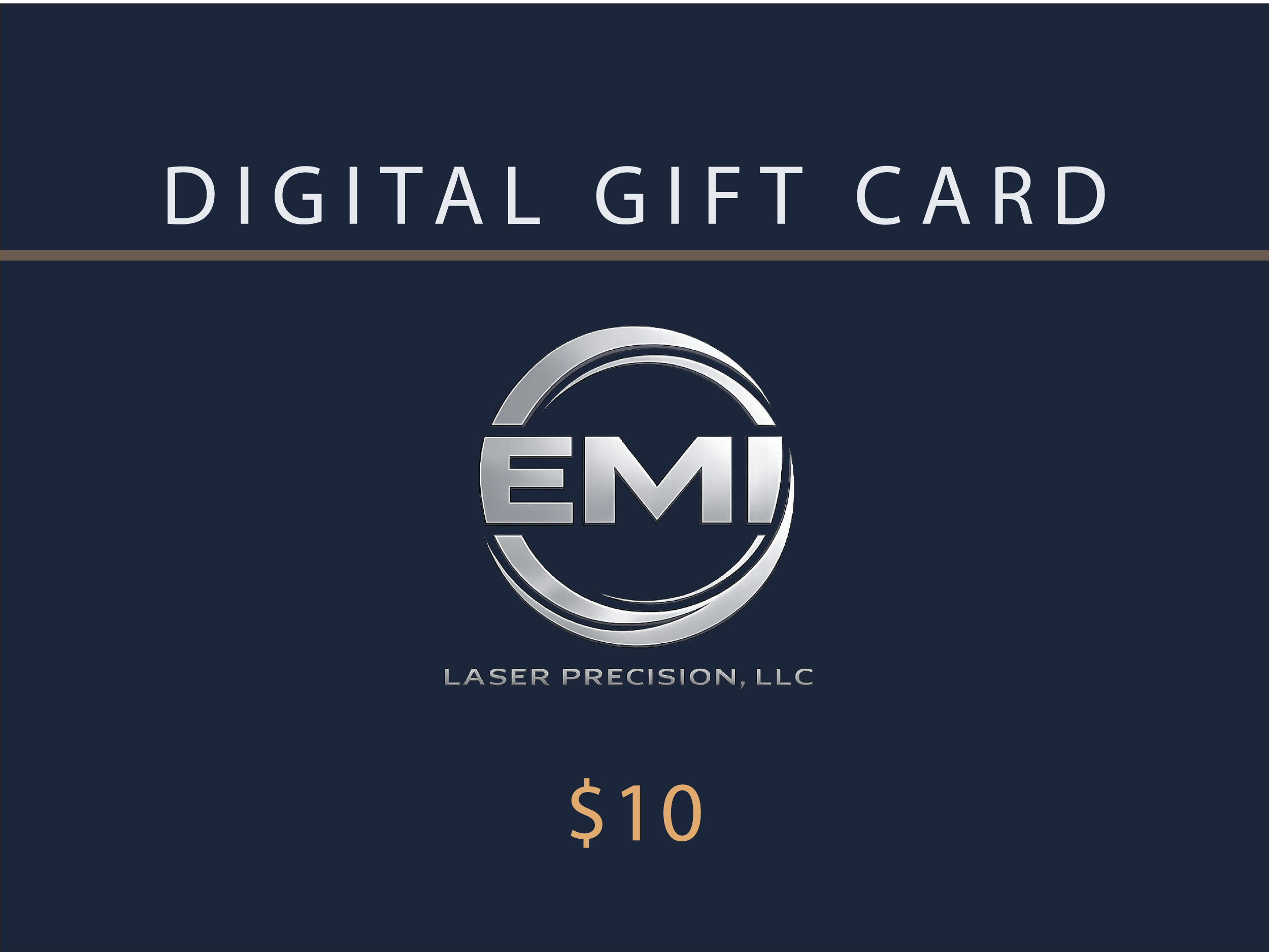 EMI Laser Precision Gift Card